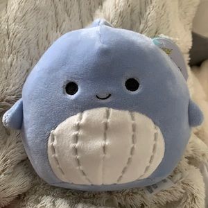 5" Samir the whale Squishmallow BNWT